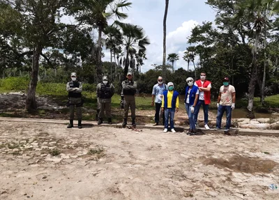 Equipes da PM e da Saúde dão orientações em Miguel Alves