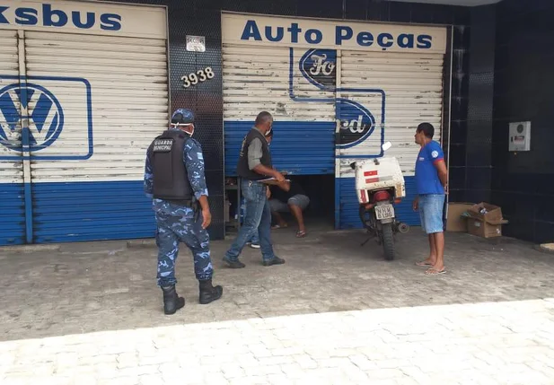 Operação da Guarda Municipal e PM em Teresina