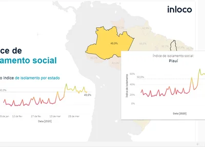 Índice de isolamento no Piauí
