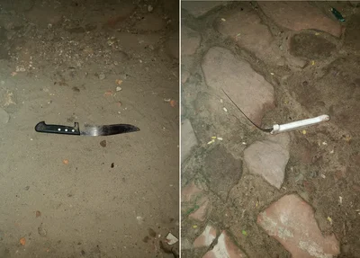 Facas utilizadas no assassinato