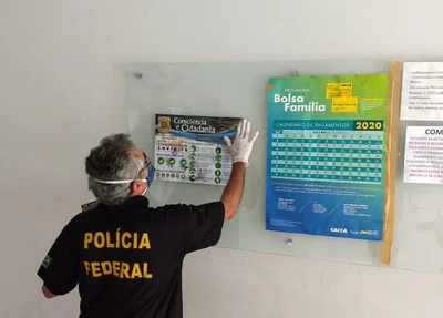 Polícia Federal em campo durante a Operação Consciência e Cidadania 