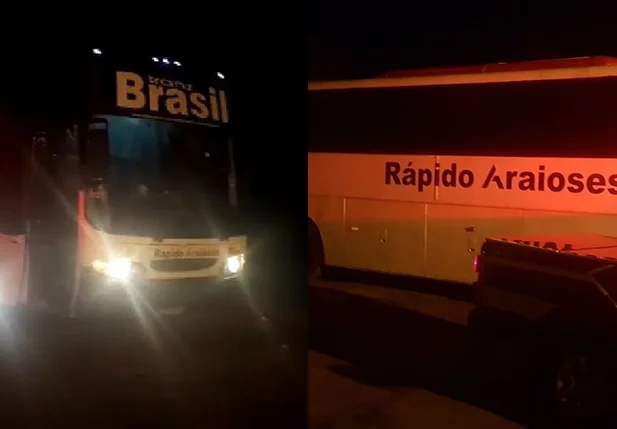Dois ônibus clandestinos apreendidos pela ANTT