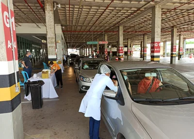Teresina Shopping tem Drive Thru de vacina contra a gripe