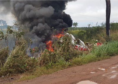 Avião cai no Maranhão