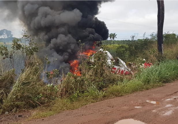 Avião cai no Maranhão