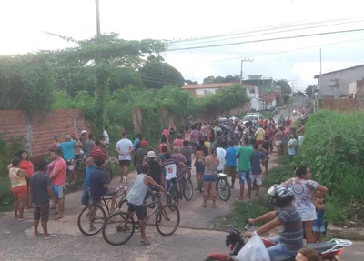Local onde a vítima foi assassinada a tiros