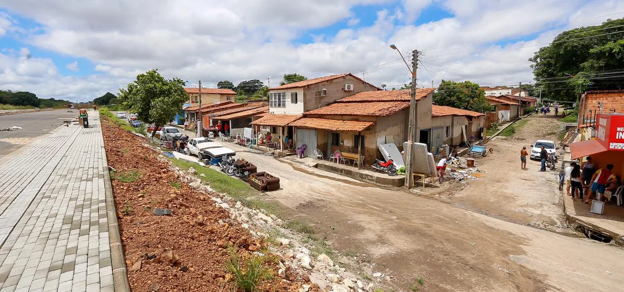 Casas foram atingidas pela chuva no bairro Ininga