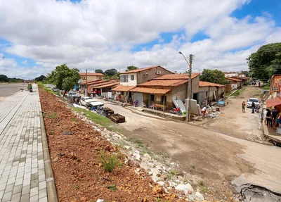 Casas foram atingidas pela chuva no bairro Ininga