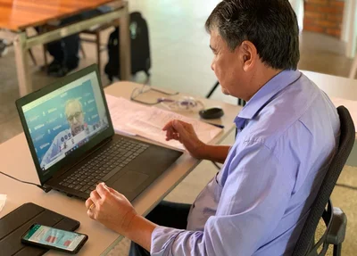 Wellington Dias discute reabertura do comércio com prefeitos