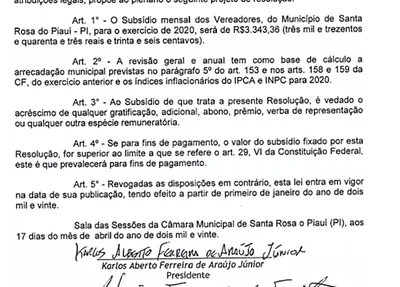 Projeto aumenta salário de vereadores