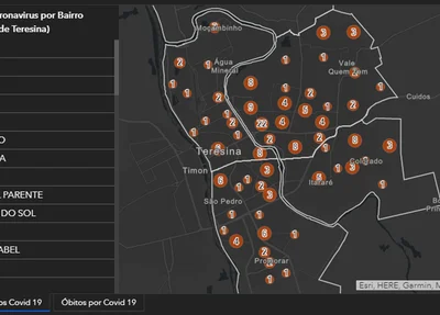 Painel de Monitoramento mostra dados sobre bairros