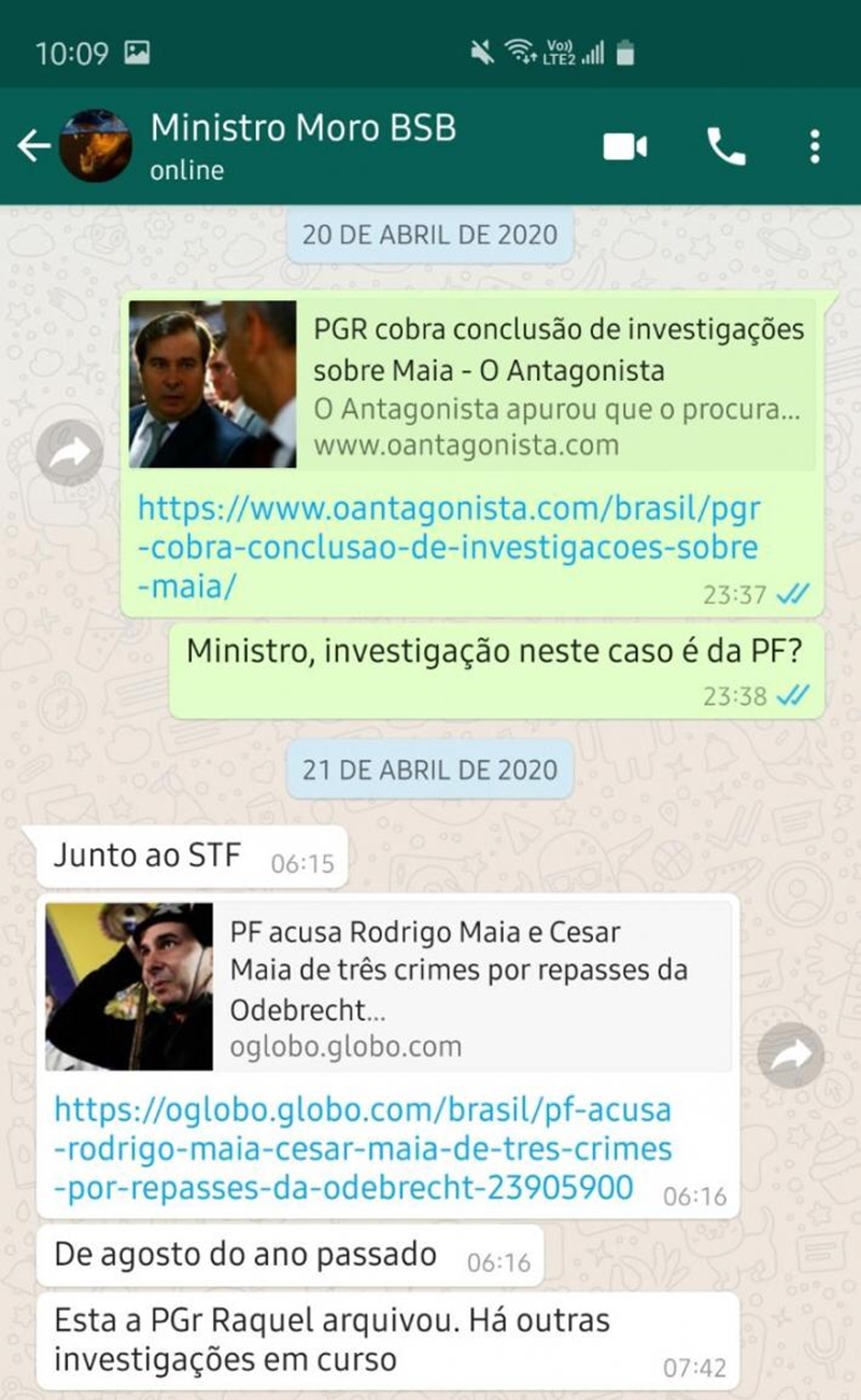 Zambelli pergunta ao ministro sobre responsabilidade da investigação