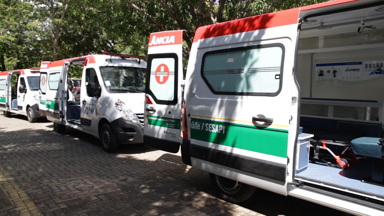 Sesapi envia ambulâncias para reforçar combate a covid-19 no interior