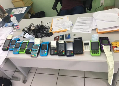 Máquinas de cartões de crédito