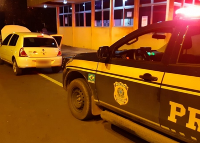 Veículo apreendido pela PRF-PI em Teresina