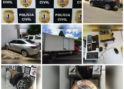 Material apreendido durante Operação Carga Pesada