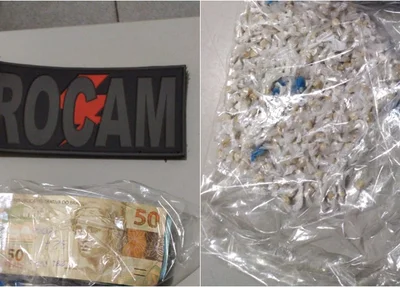 Entorpecente apreendido pela ROCAM