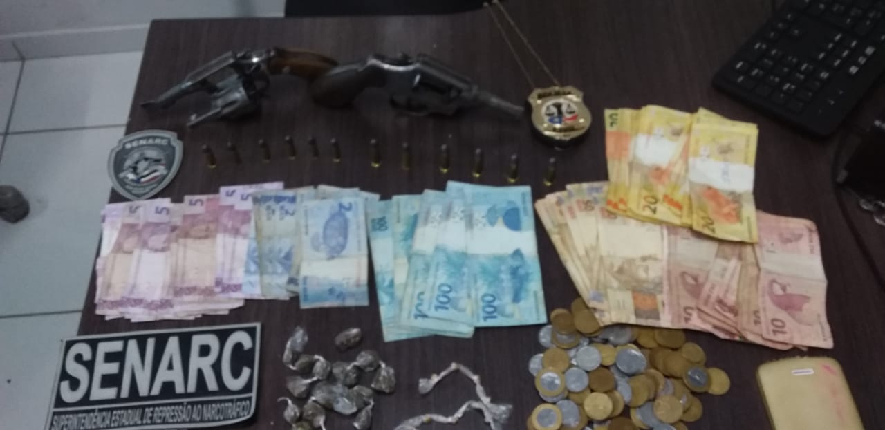objetos encontrados com os irmãos