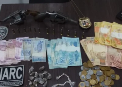 objetos encontrados com os irmãos