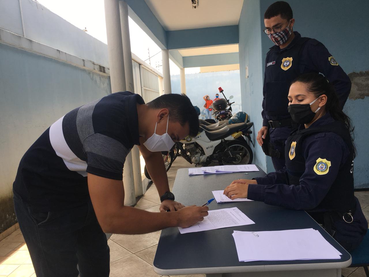 Posse dos novos guardas municipais