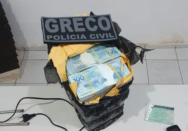 Dinheiro apreendido