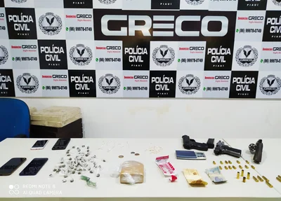 Matéria apreendido com criminosos em José de Freitas