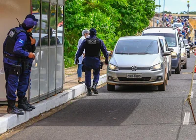 Barreira sanitária entre Teresina e Timon