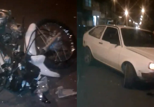 Colisão entre carro e motocicleta deixa jovem morto no bairro Promorar