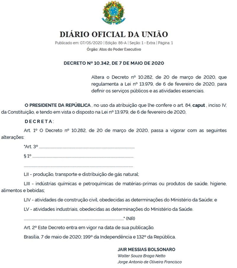 Decreto de Bolsonaro