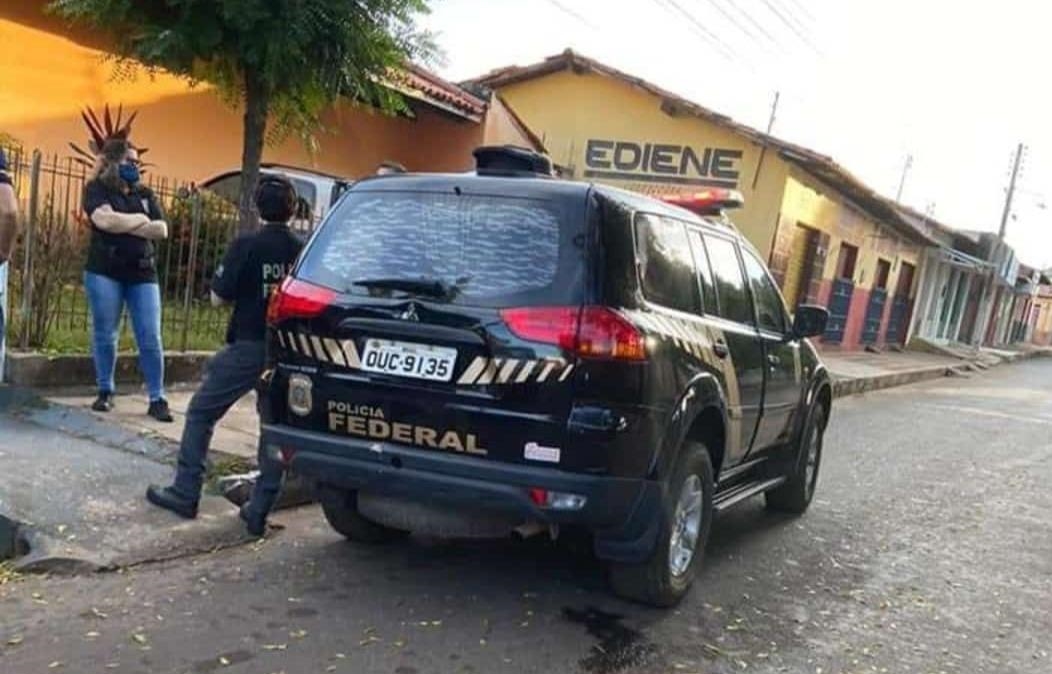 Agentes da Polícia Federal no município de União