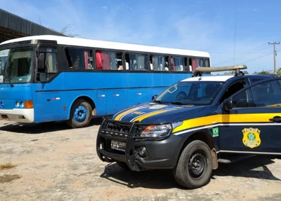 Ônibus apreendido em Campo Maior