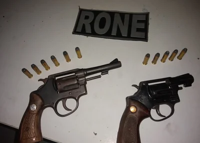 Armas de fogo apreendidas nessa quarta-feira (13)