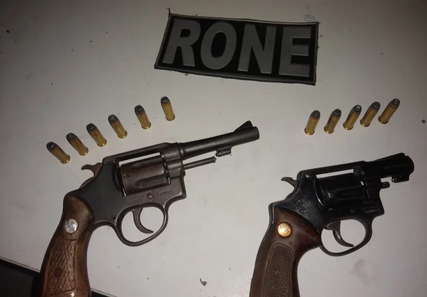 Armas de fogo apreendidas nessa quarta-feira (13)