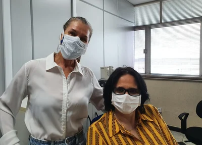 Médica Ana Tecla e Ministra Damares Alves