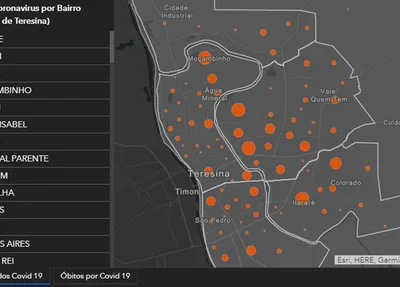 Dados Painel do Coronavírus em Teresina