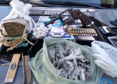 Droga apreendida no bairro Nova Teresina