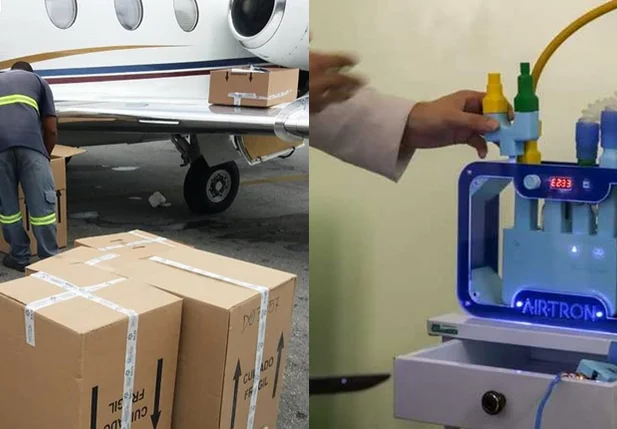 Equipamentos para a fabricação dos respiradores AIR-TRON