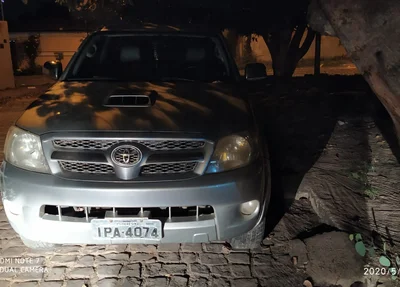 Veículo que havia sido levado pelos criminosos