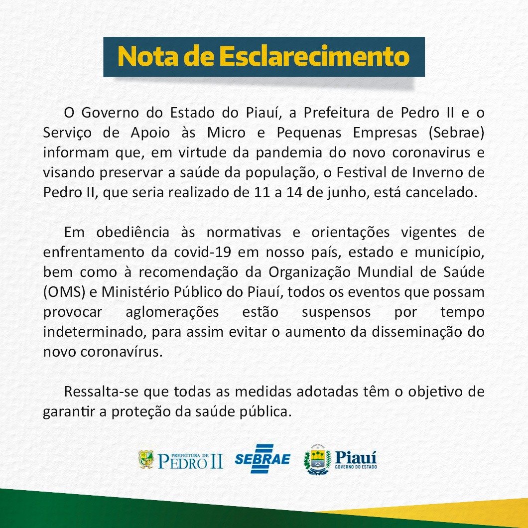 Nota de esclarecimento