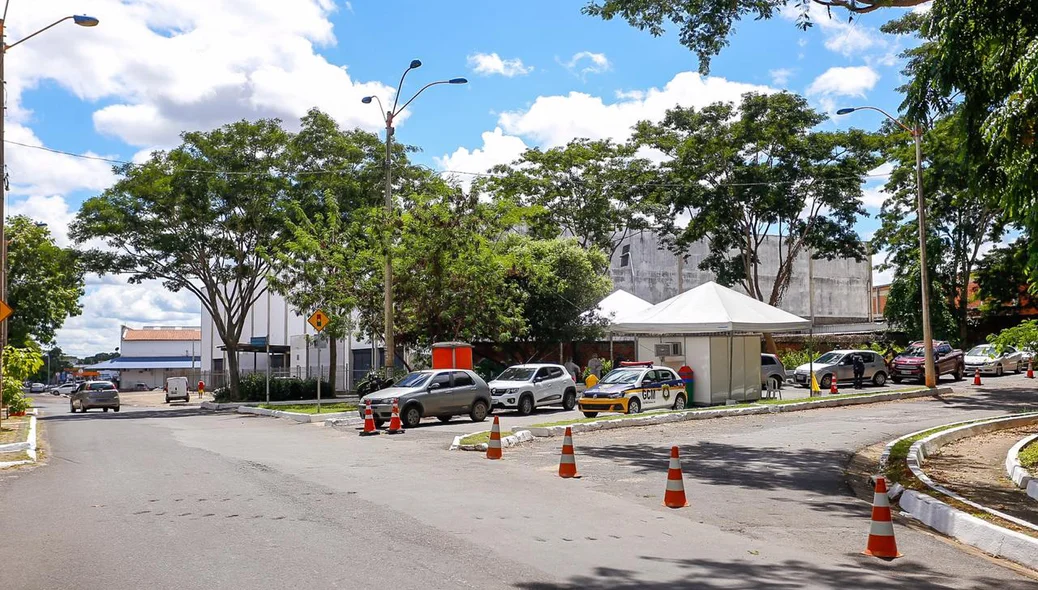 Barreira sanitária entre Teresina e Timon
