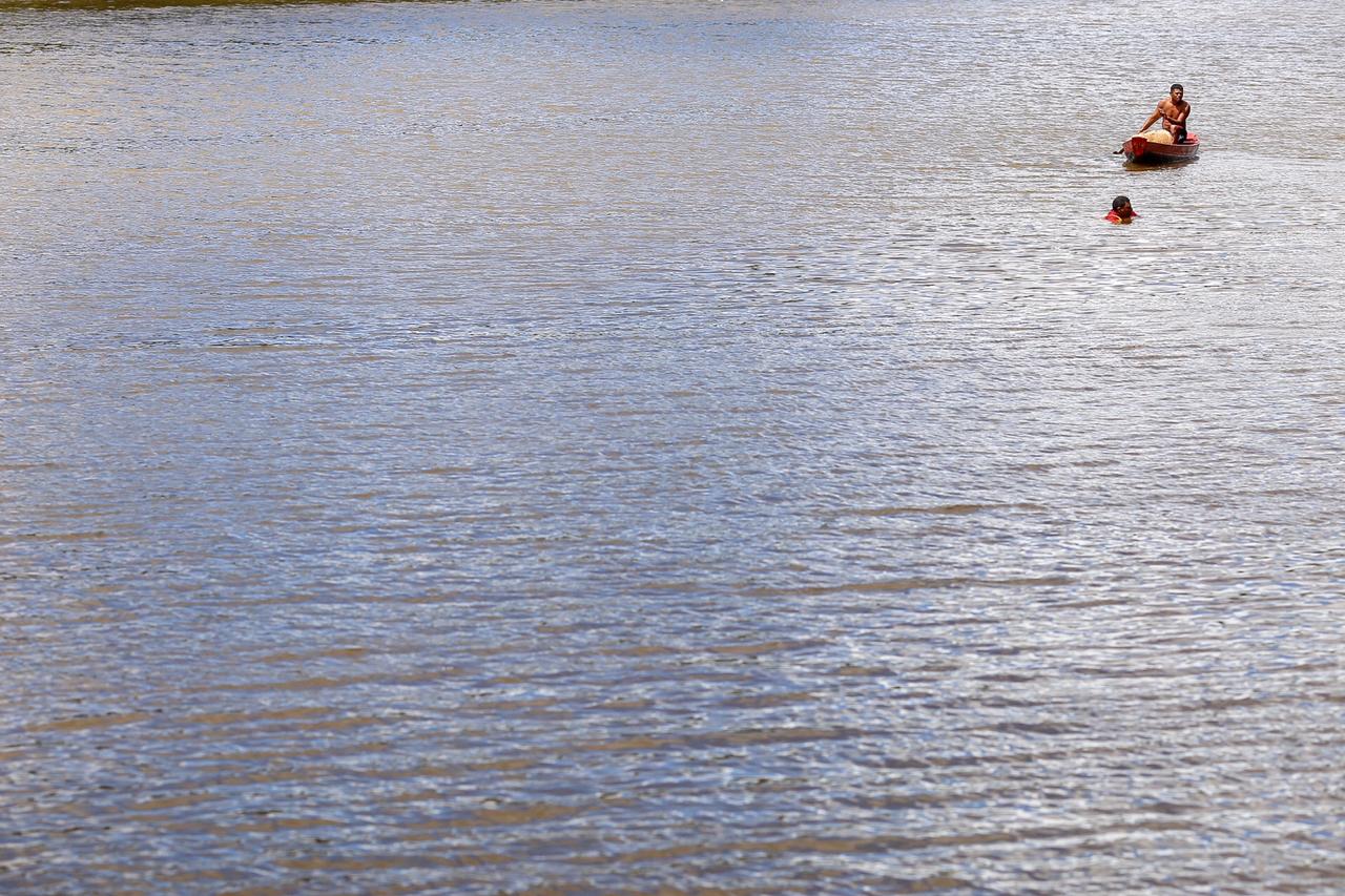 Pescador no Rio Poti