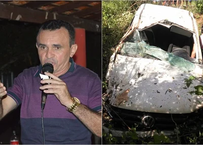 Prefeito Caburé foi vítima de acidente 