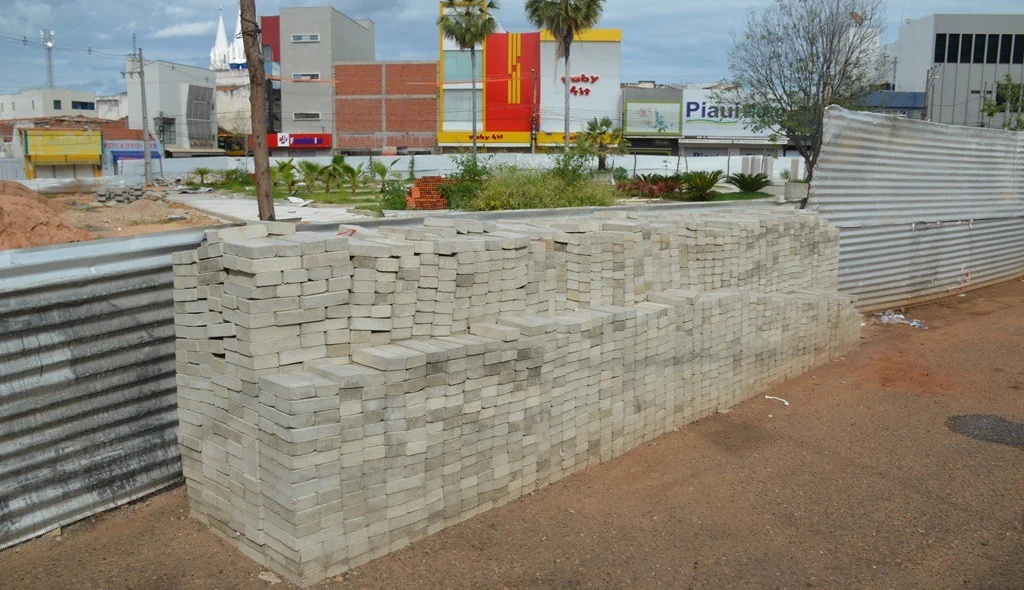 Material que será utilizado na obra