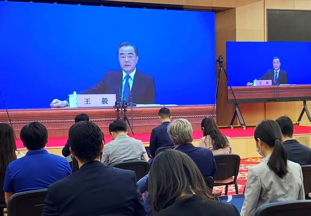 O ministro chinês das Relações Exteriores, Wang Yi