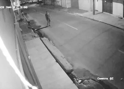 Vídeo da câmera de segurança