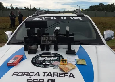 Droga apreendida pela Força Tarefa
