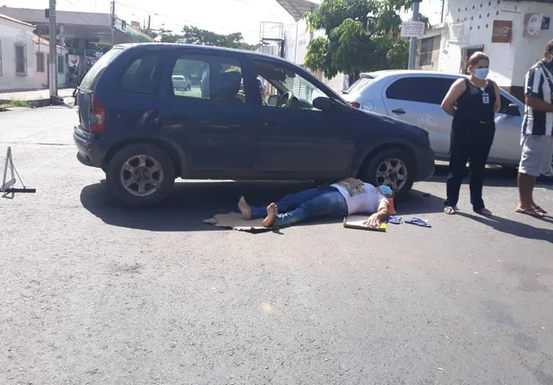 Acidente no Centro de Teresina