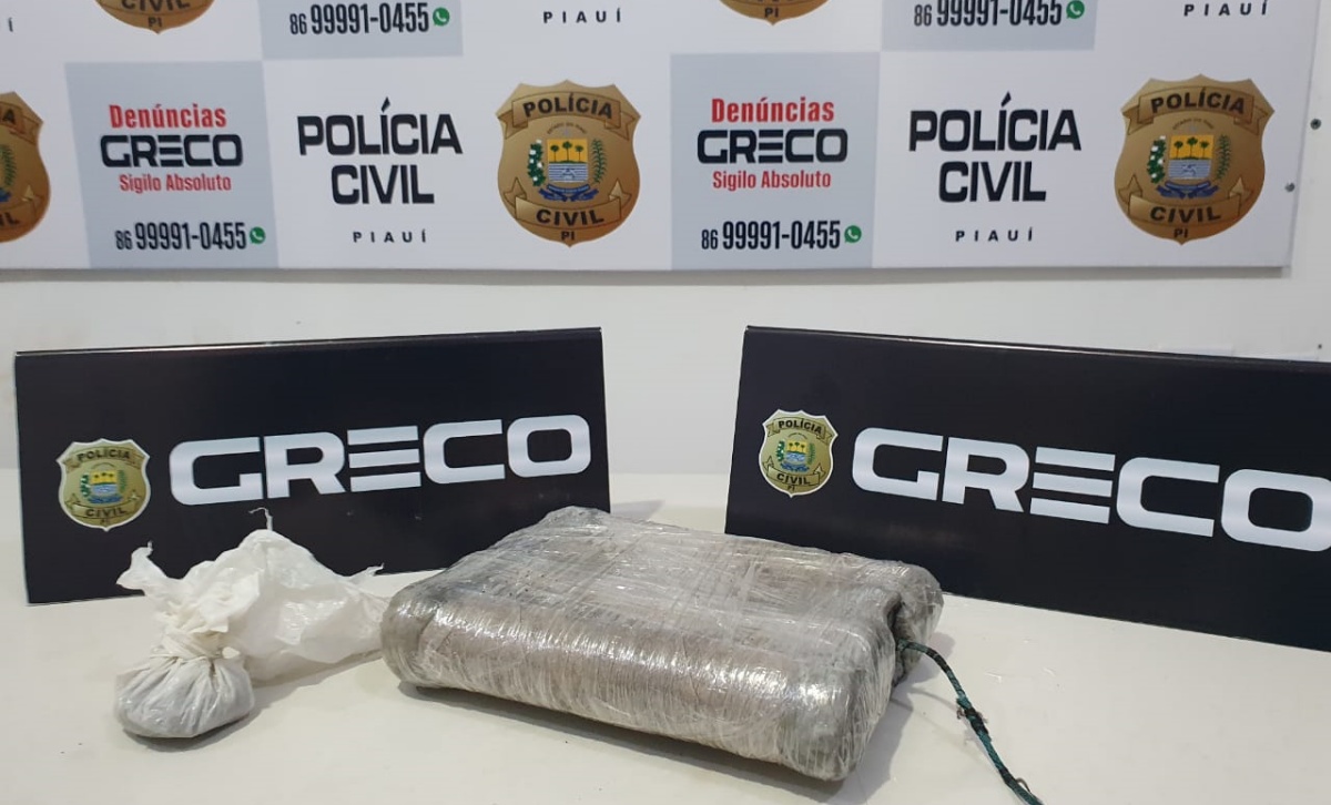 Material apreendido pelo Greco