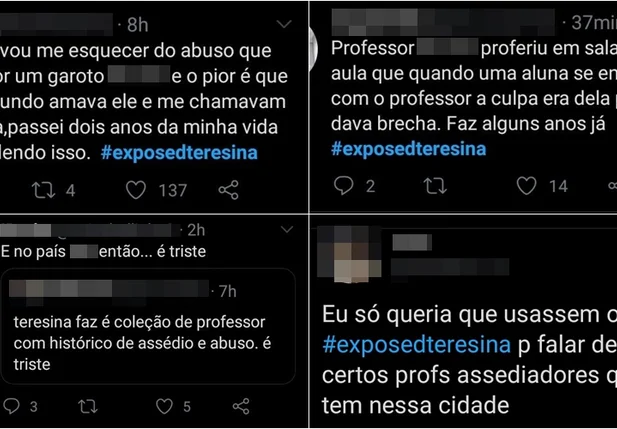 Denúncia veio à tona no Twitter