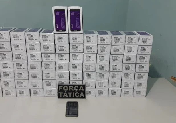 Carga recuperada pela Força Tática de Paulistana